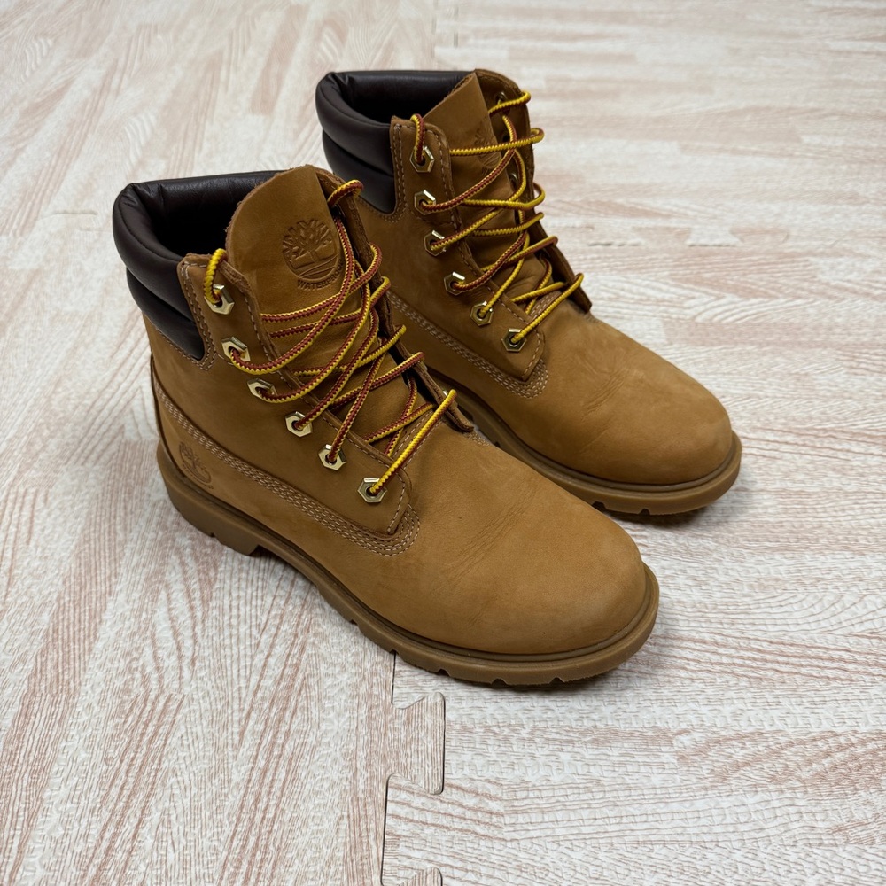 Timberland Women's Size 6 Linden Woods 6 Inch Lace Waterproof In Wheat A161G